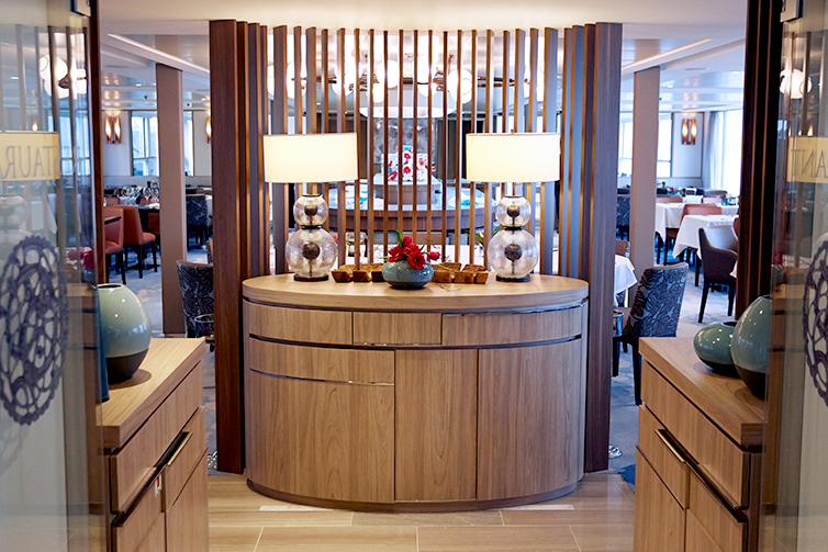 Dining Room entry on board Viking Douro vessles